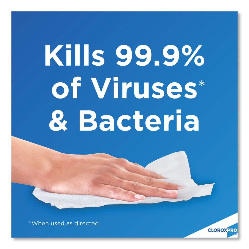 Disinfecting Wipes, 1-Ply, Fresh Scent, 7 x 8, White, 75/Canister, 6 Canisters/Carton - Image 4
