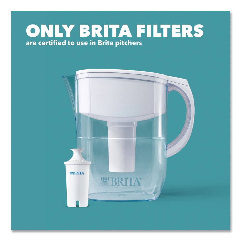 Water Filter Pitcher Advanced Replacement Filters, 3/Pack, 8 Packs/Carton - Image 5