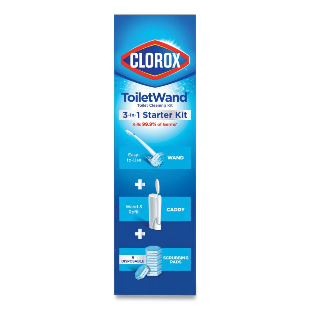 ToiletWand Disposable Toilet Cleaning System: Handle, Caddy and Refills, White, 6/Carton - Image 10
