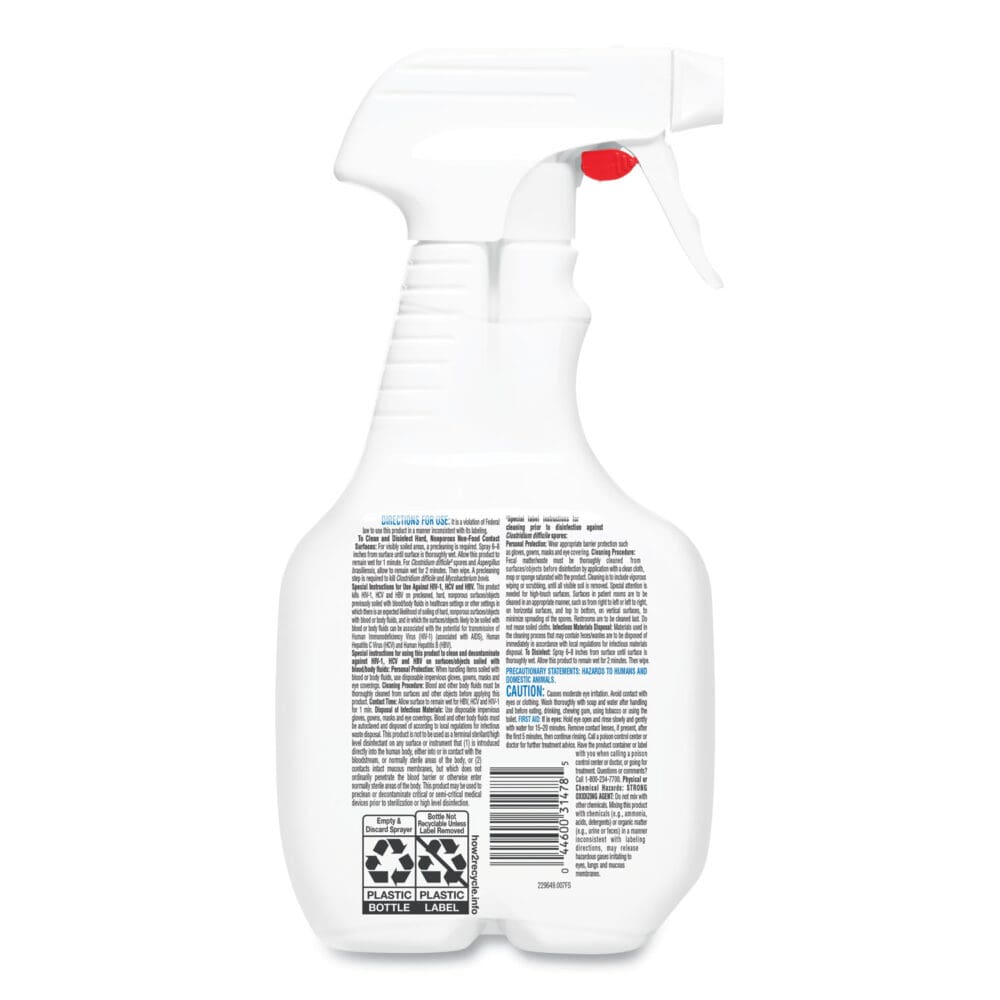 Fuzion Cleaner Disinfectant, 32 oz Spray Bottle - Image 6