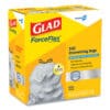 ForceFlex Tall Kitchen Drawstring Trash Bags, 13 gal, 0.72 mil, 23.75" x 24.88", Gray, 100/Box - Image 9
