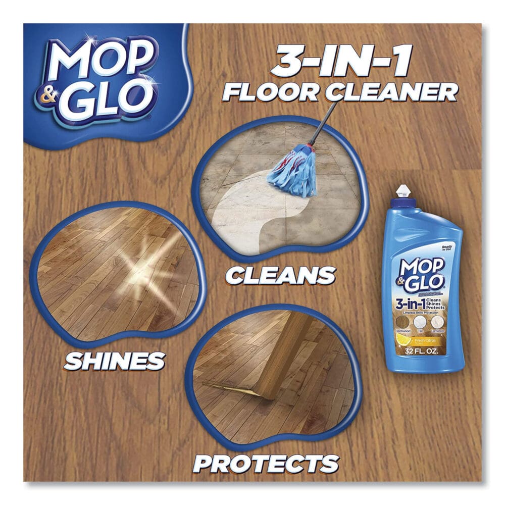 Triple Action Floor Cleaner, Fresh Citrus Scent, 32 oz Bottle - Image 7