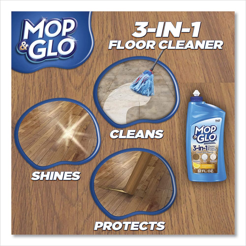Triple Action Floor Cleaner, Fresh Citrus Scent, 32 oz Bottle - Image 7