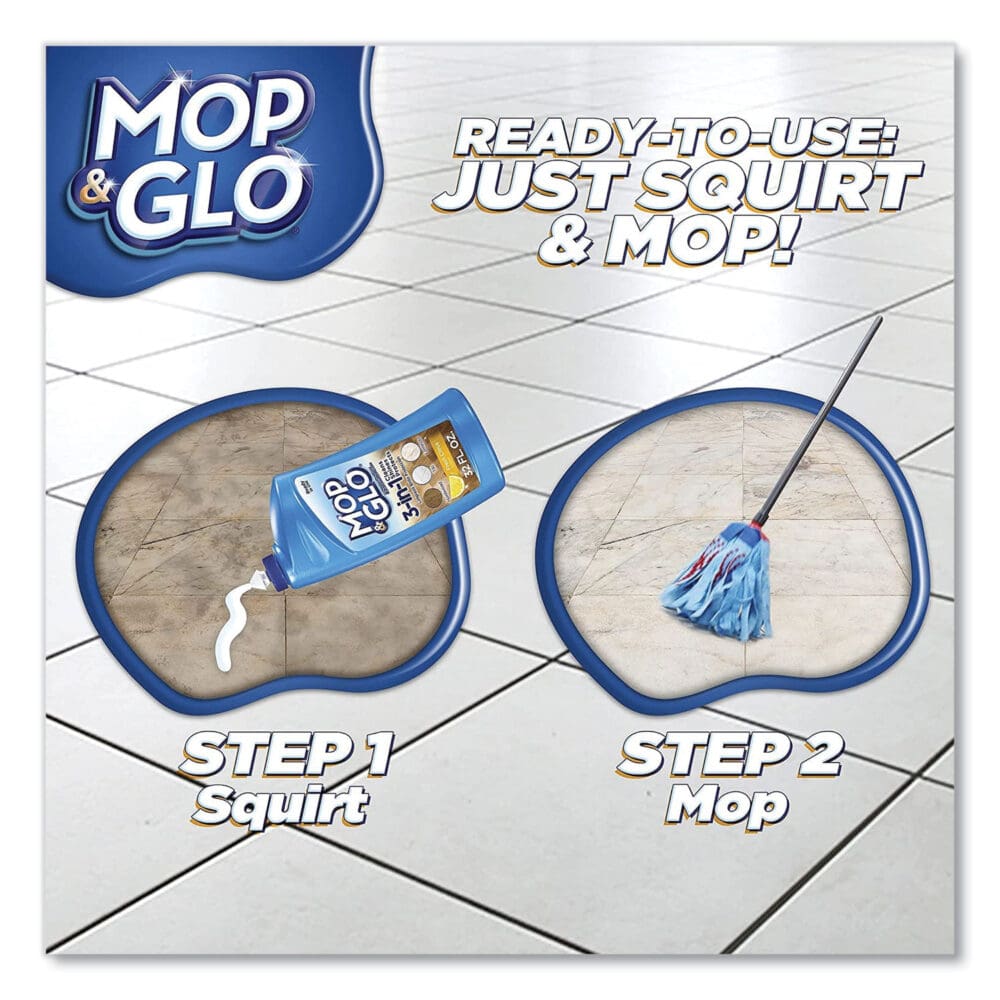 Triple Action Floor Cleaner, Fresh Citrus Scent, 32 oz Bottle - Image 9