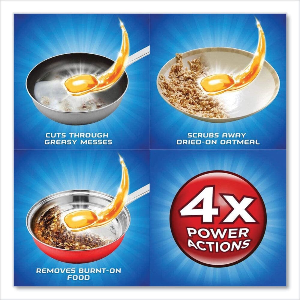 Dish Detergent Gelpacs, Orange Scent, 54/Box - Image 4