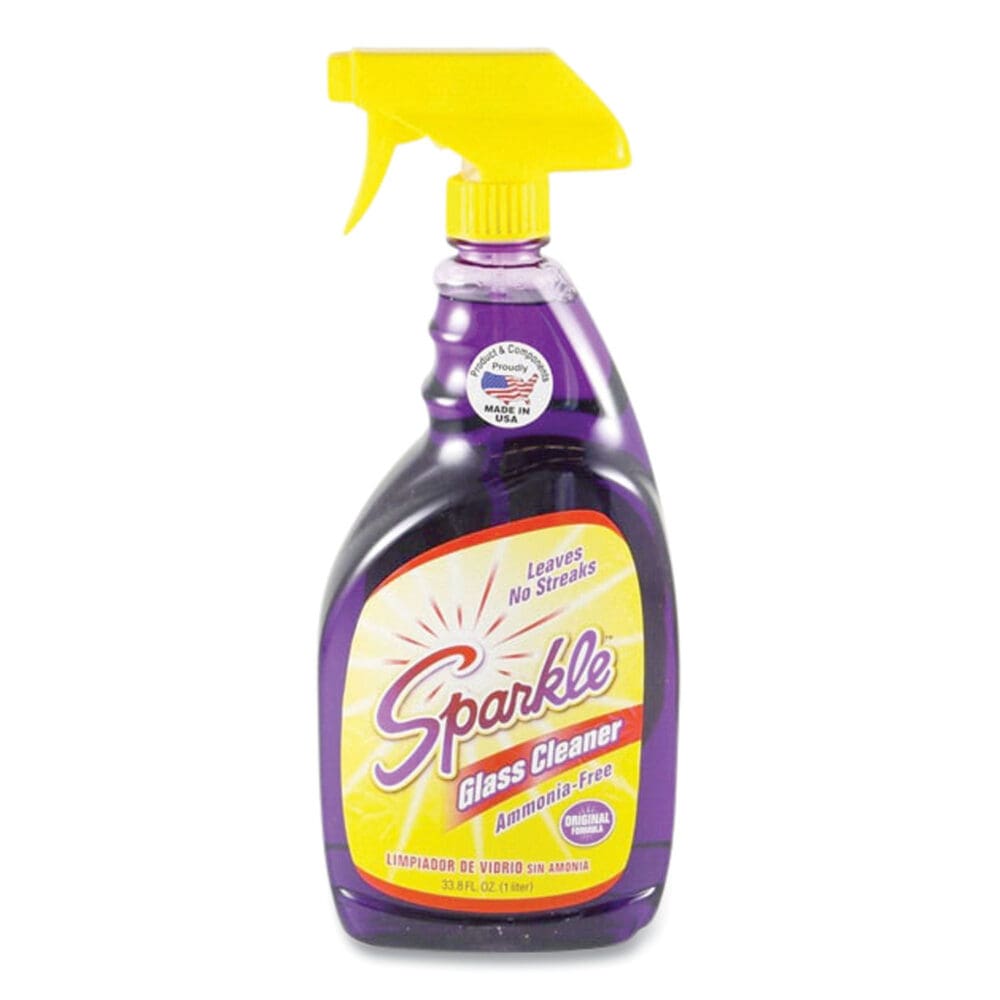 Glass Cleaner, 33.8 oz Spray Bottle, 12/Carton - Image 5