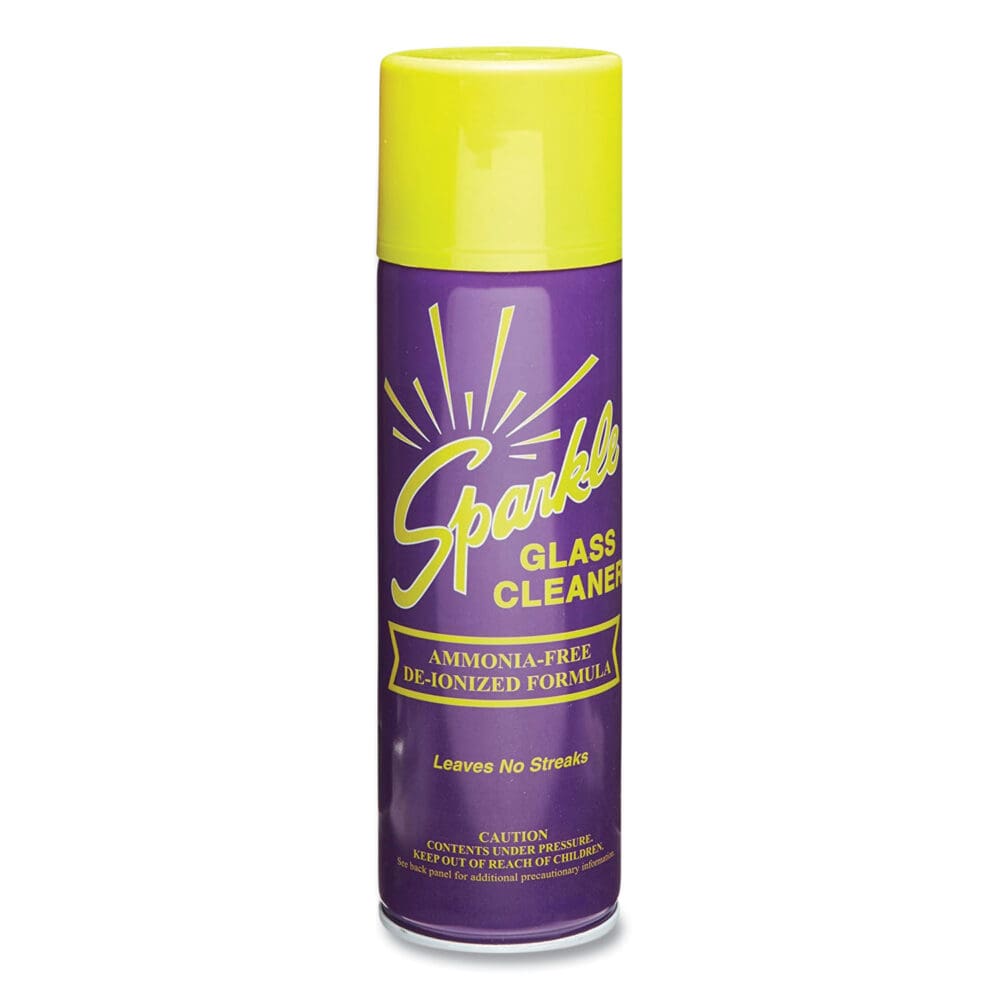 Glass Cleaner, 20 oz Aerosol Spray, 12/Carton - Image 3