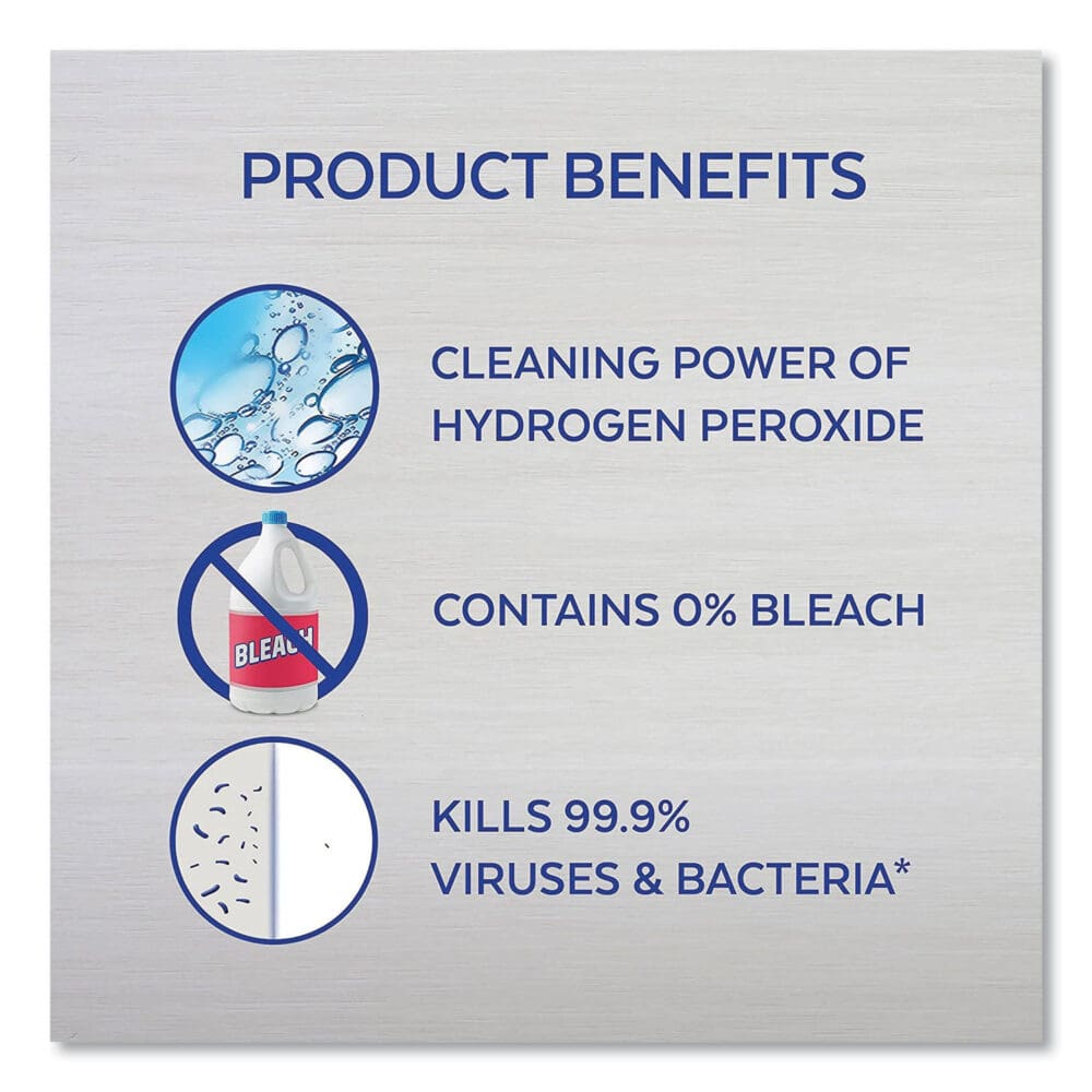 Bathroom Cleaner with Hydrogen Peroxide, Cool Spring Breeze, 22 oz Trigger Spray Bottle - Image 4