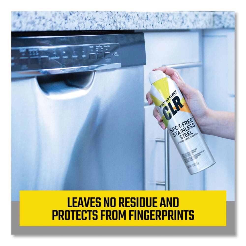 Spot-Free Stainless Steel Cleaner, Citrus, 12 oz Can, 6/Carton - Image 3