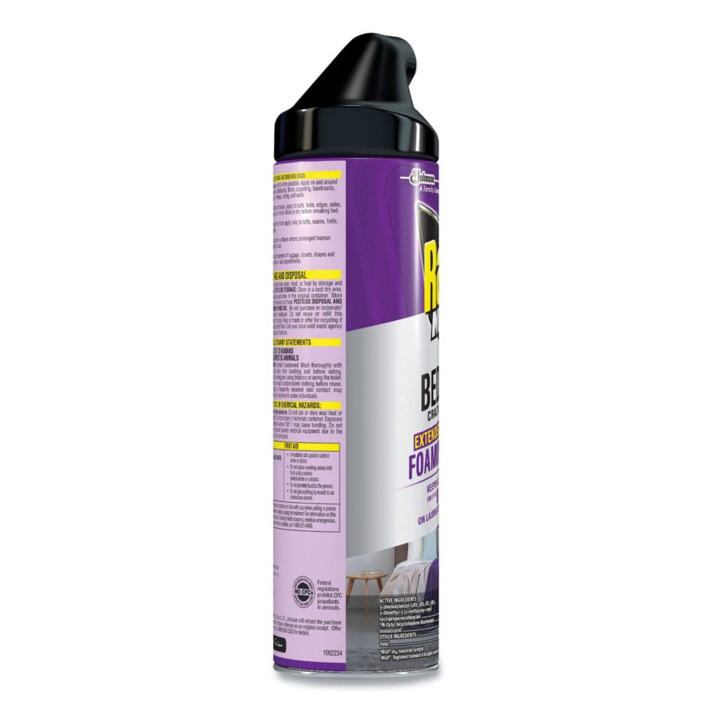 Foaming Crack and Crevice Bed Bug Killer, 17.5 oz Aerosol Spray, 6/Carton - Image 3