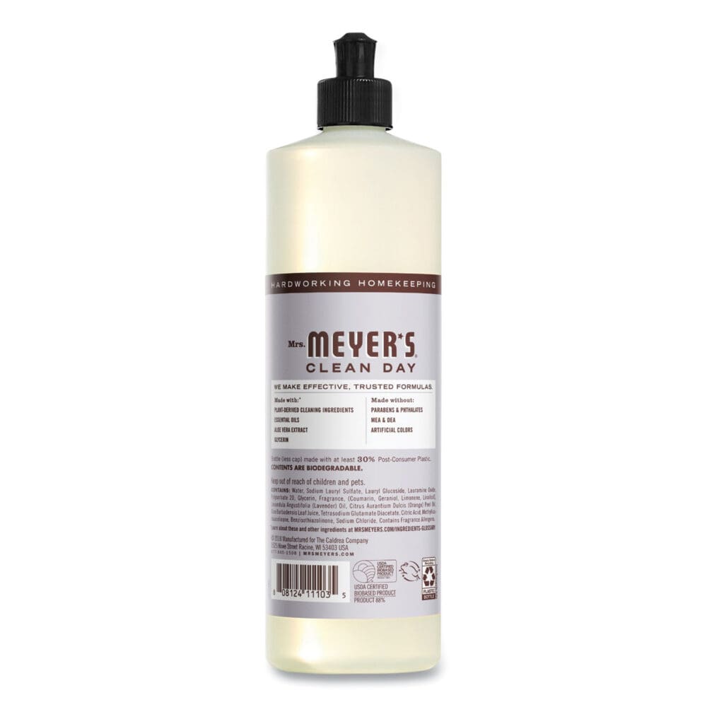 Dish Soap, Lavender Scent, 16 oz Bottle - Image 4