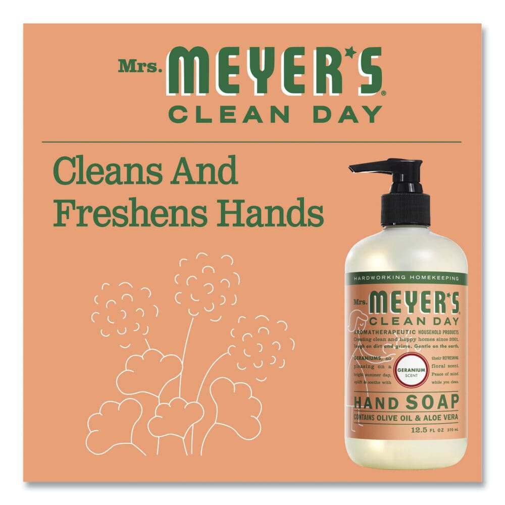 Clean Day Liquid Hand Soap, Geranium, 12.5 oz - Image 3