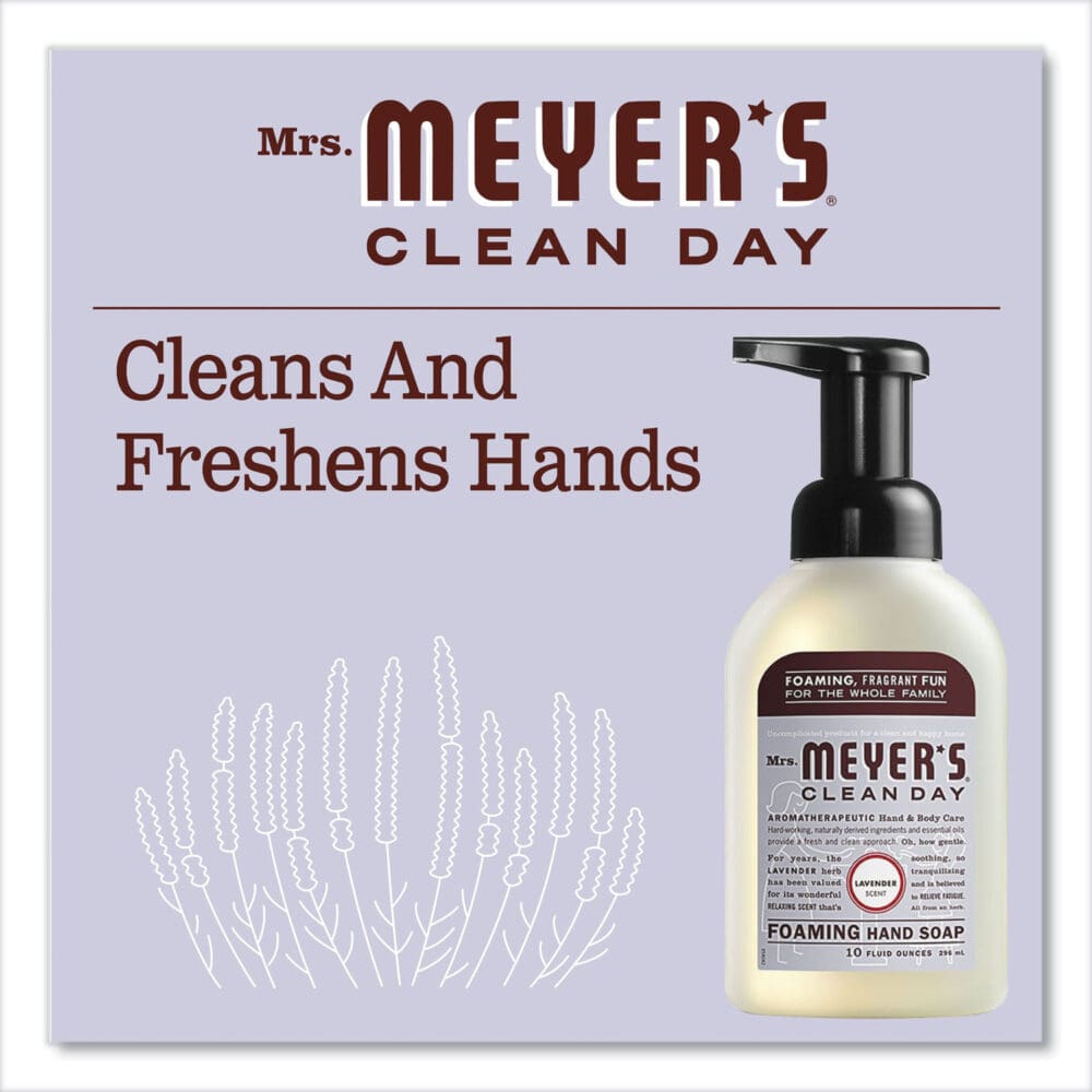 Foaming Hand Soap, Lavender, 10 oz, 6/Carton - Image 3