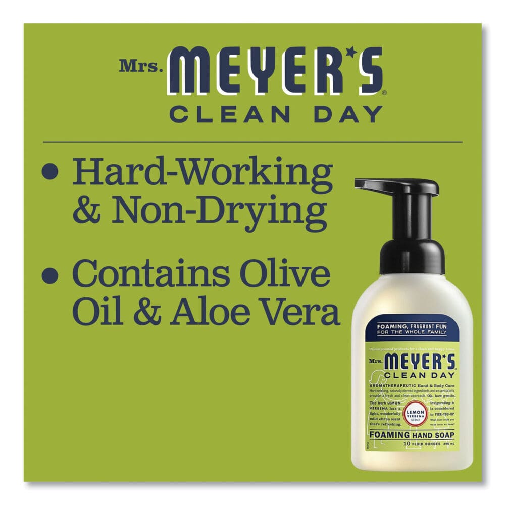 Foaming Hand Soap, Lemon Verbena, 10 oz, 6/Carton - Image 2