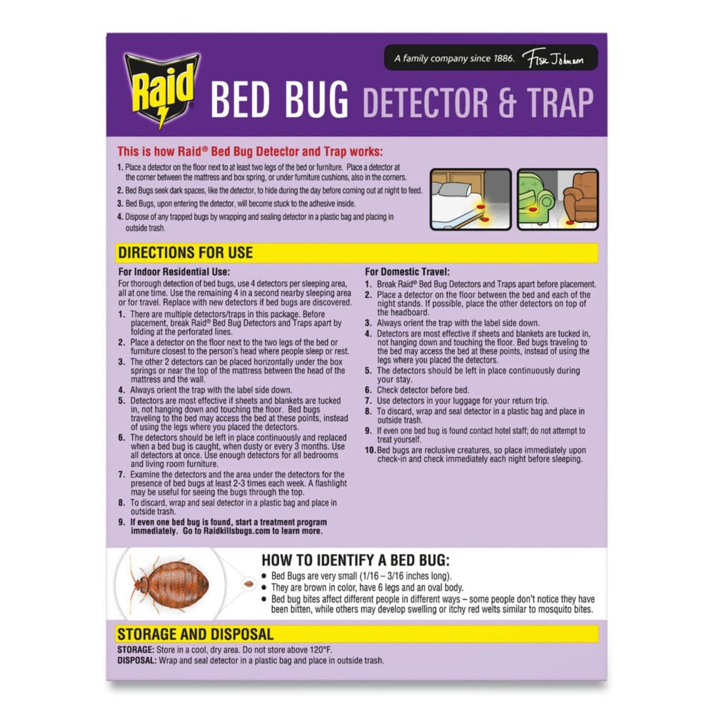 Bed Bug Detector and Trap, 0.19 lb Trap, 8 Traps - Image 4