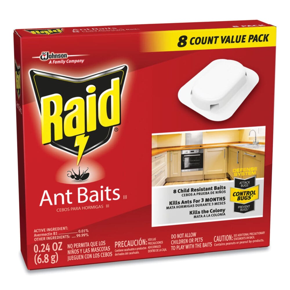 Ant Baits, 0.24 oz, 8/Box, 12 Boxes/Carton - Image 3