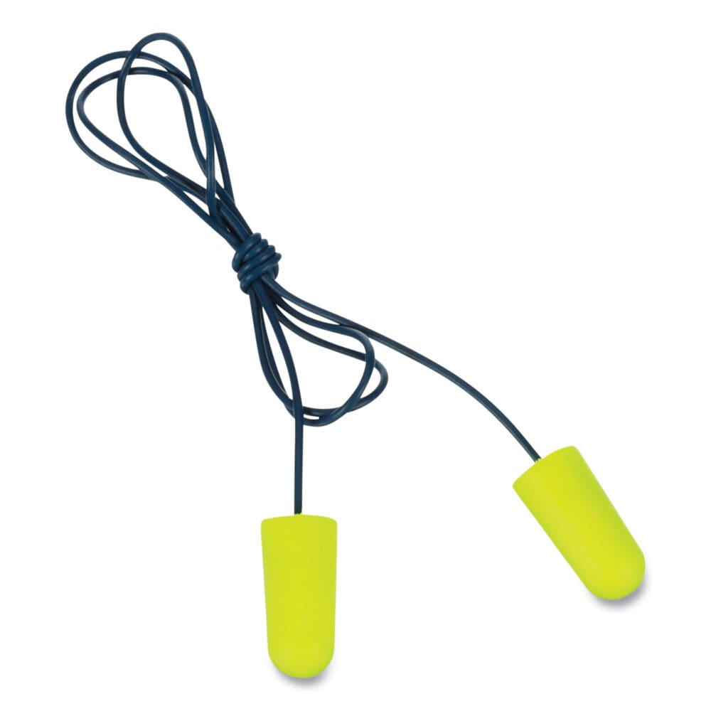 E-A-Rsoft Metal Detectable Soft Foam Earplugs, Corded, 32 NRR, Poly Bag, 200 Pairs/Box - Image 2