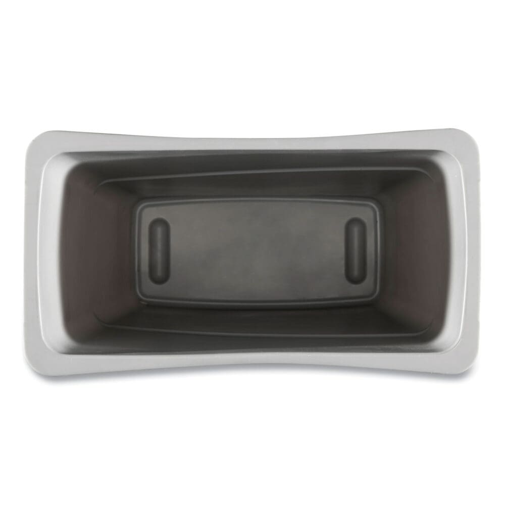 Slim Waste Container, 23 gal, Plastic, Gray - Image 5