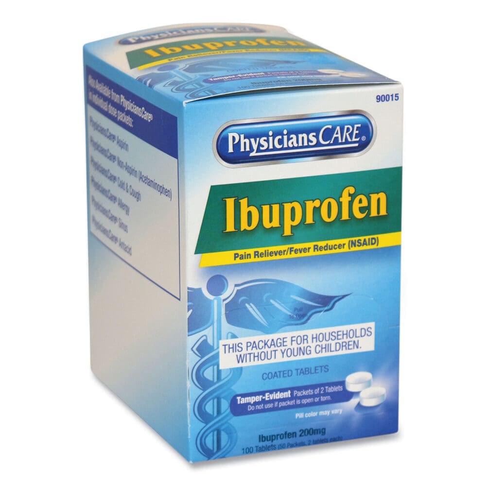 Ibuprofen Medication, Two-Pack, 50 Packs/Box - Image 3