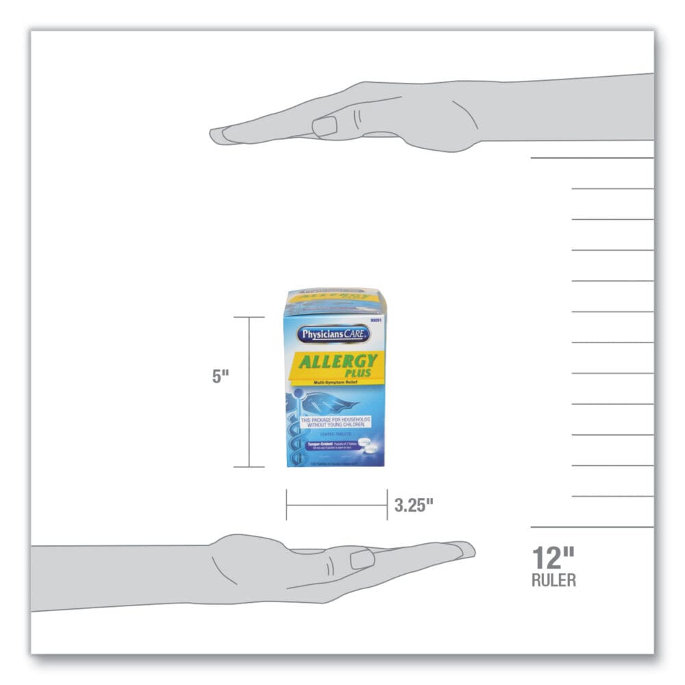 Allergy Antihistamine Medication, Two-Pack, 50 Packs/Box - Image 3
