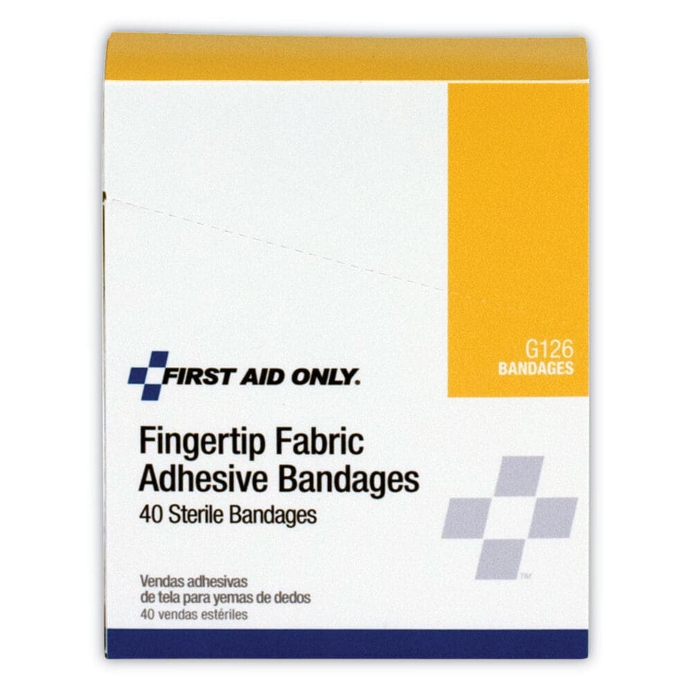 First Aid Fingertip Bandages, 1.75 x 3, 40/Box - Image 3