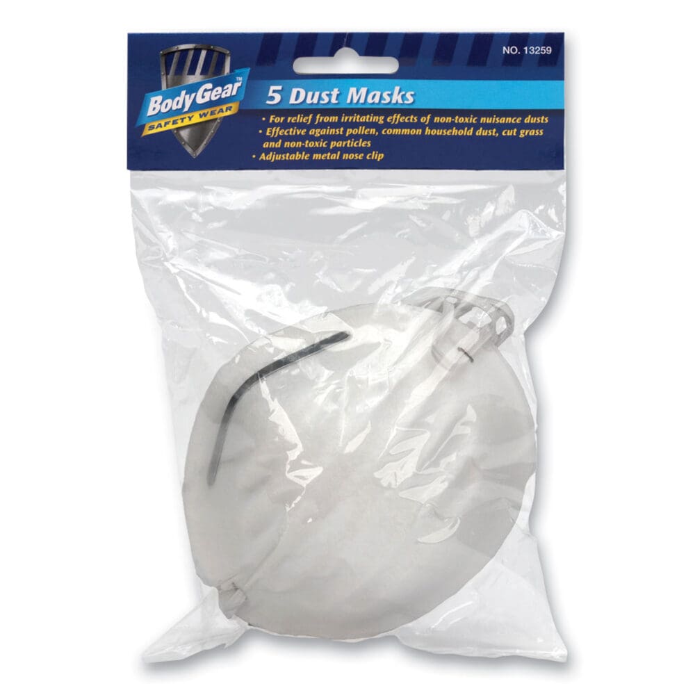 BodyGear Dust Mask, 5/Pack - Image 2