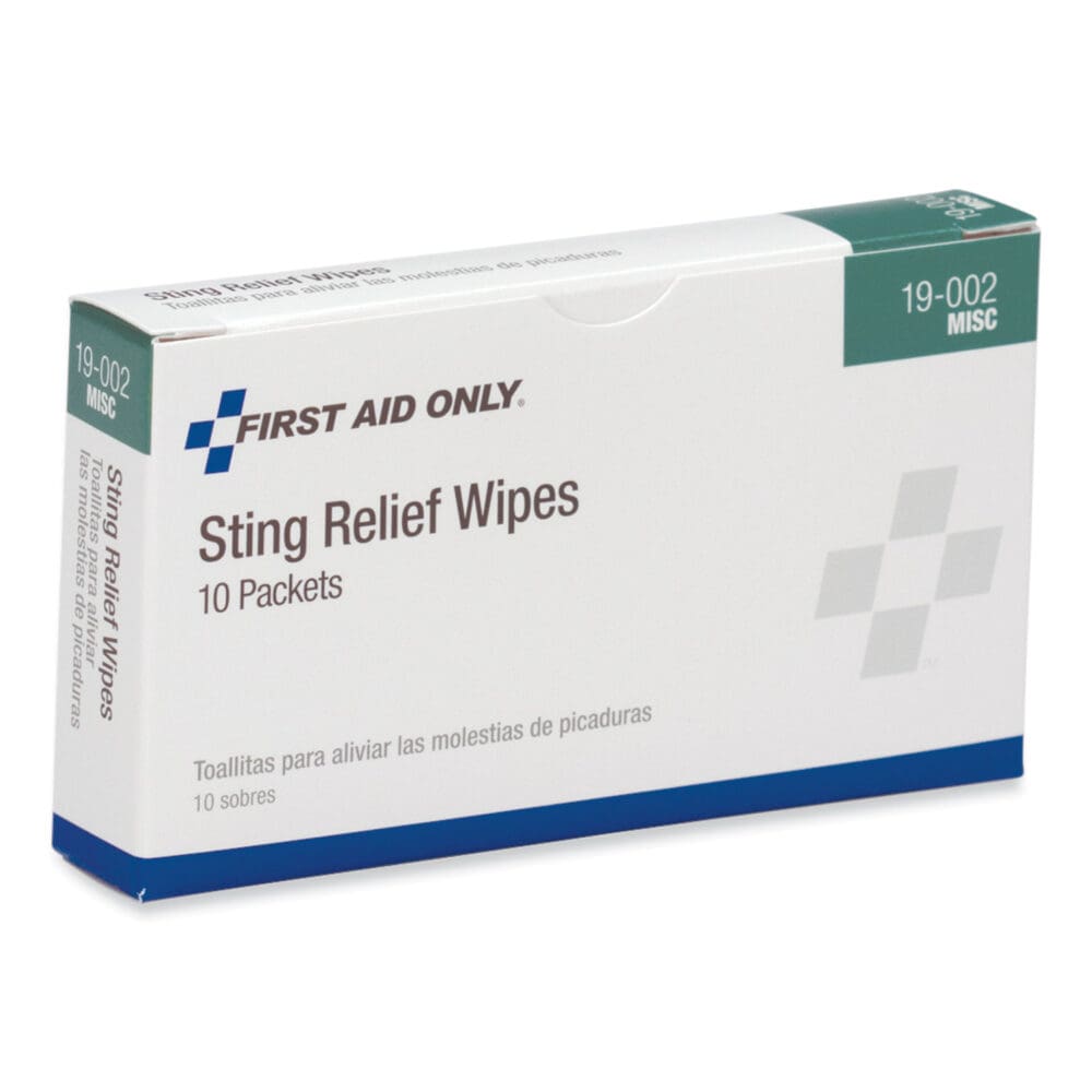 First Aid Sting Relief Pads, 10/Box - Image 4