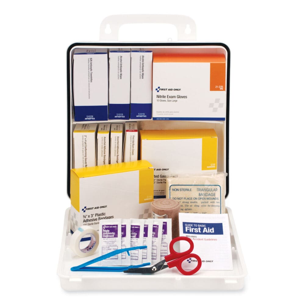 Office First Aid Kit, for Up to 75 people, 312 Pieces, Plastic Case - Image 2