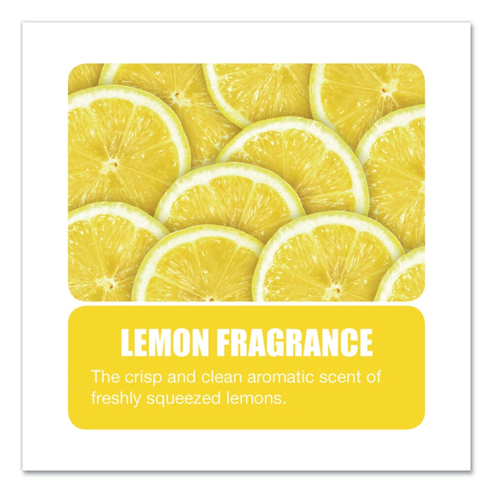 Enzym D Digester Liquid Deodorant, Lemon, 1 gal Bottle, 4/Carton - Image 3