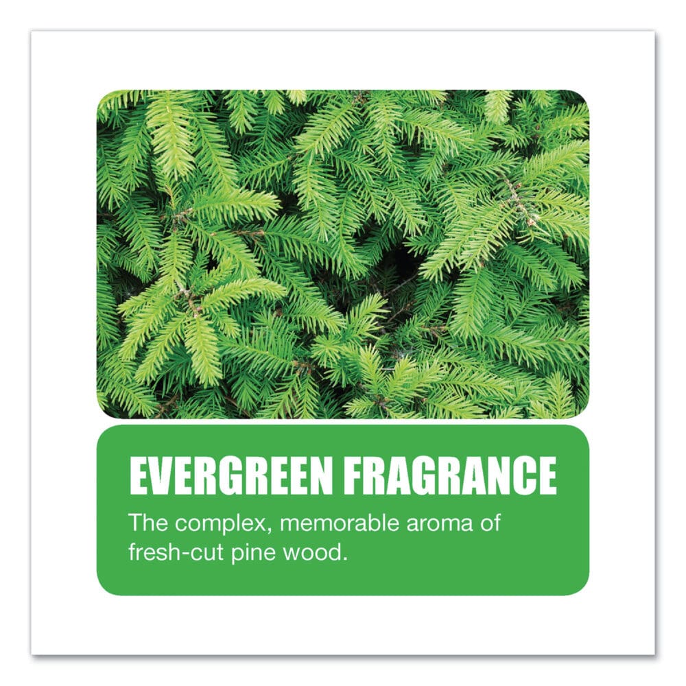 Extra Duty Urinal Screen with Non-Para Block, Evergreen with Enzymes Scent, White, Dozen - Image 3