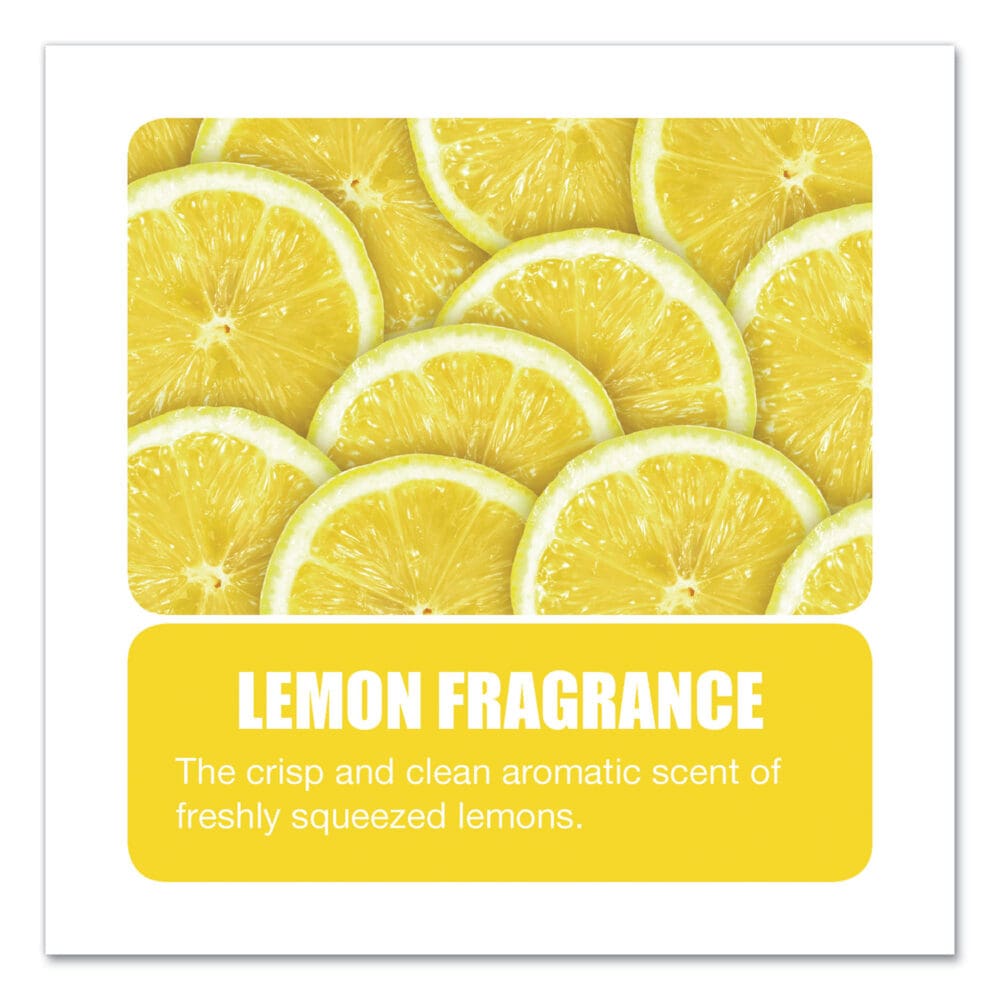 Enzym D Digester Liquid Deodorant, Lemon, 32 oz Bottle, 12/Carton - Image 3