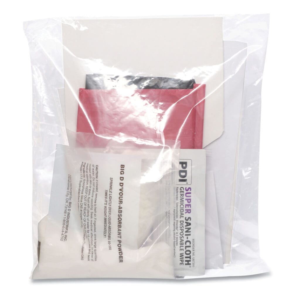 D'vour Clean-up Kit, Powder, All Inclusive Kit, 6/Carton - Image 4