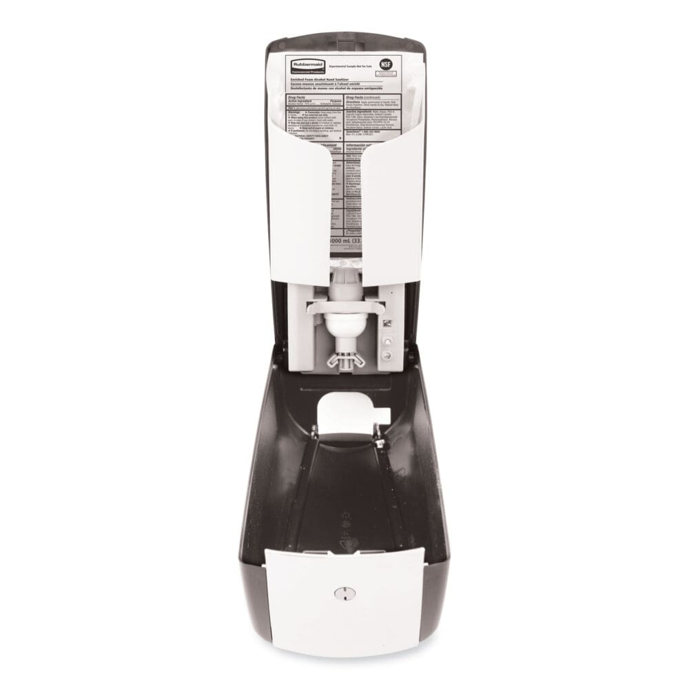 AutoFoam Touch-Free Dispenser, 1,100 mL, 5.2 x 5.25 x 10.9, Black/Chrome - Image 3