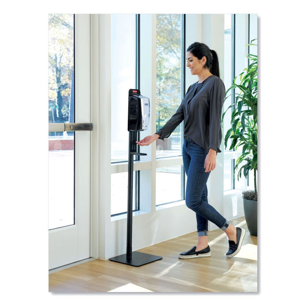 AutoFoam Touch-Free Dispenser, 1,100 mL, 5.2 x 5.25 x 10.9, Black/Chrome - Image 6