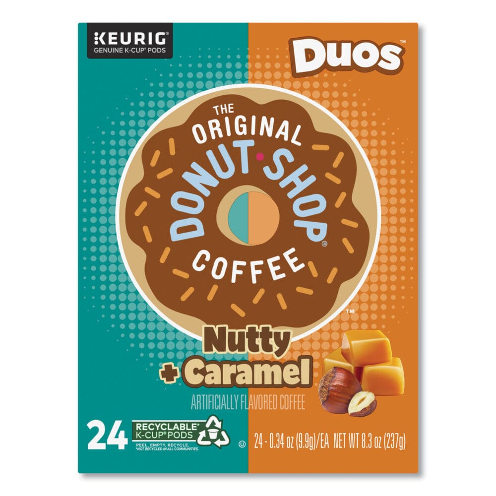 Nutty Plus Caramel K-Cup, 0.34 oz, 24/Box - Image 5