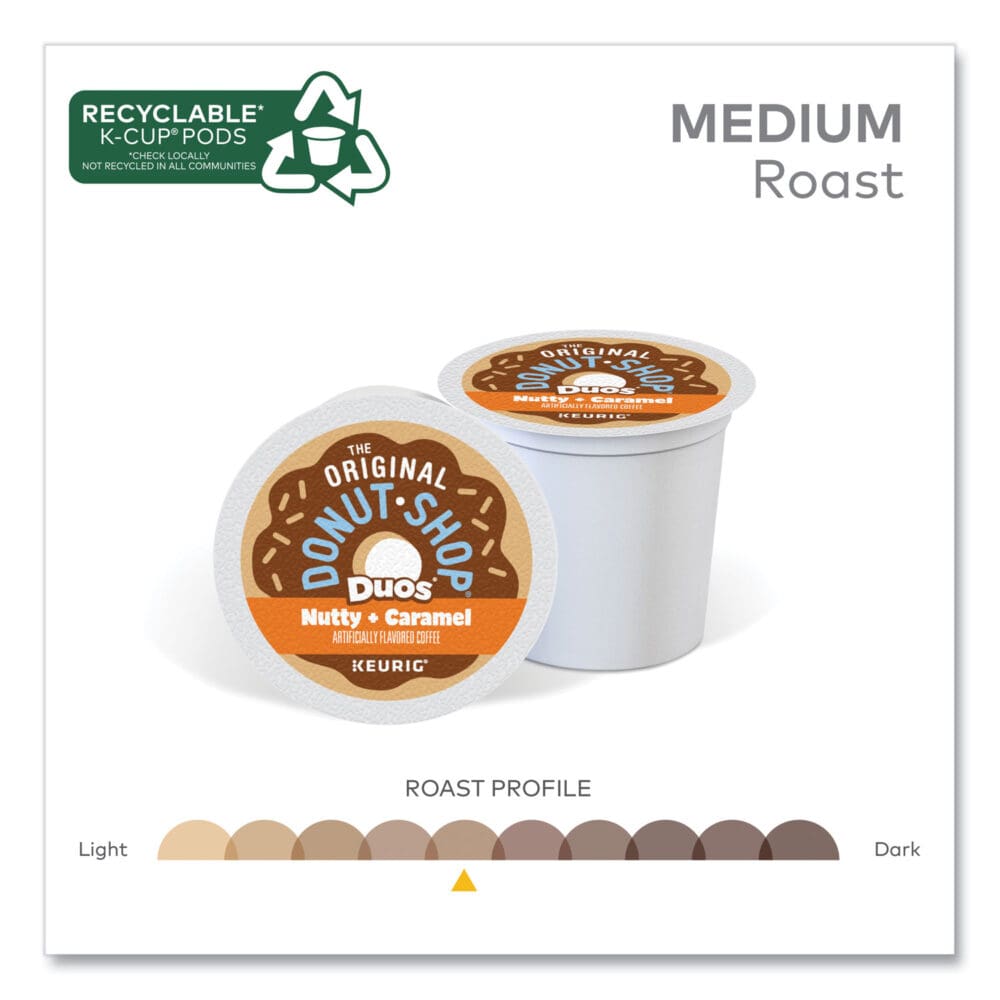 Nutty Plus Caramel K-Cup, 0.34 oz, 24/Box - Image 2