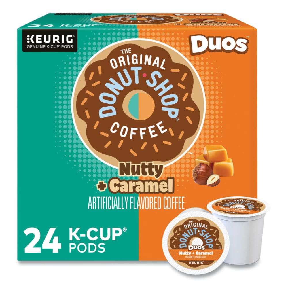 Nutty Plus Caramel K-Cup, 0.34 oz, 24/Box - Image 3