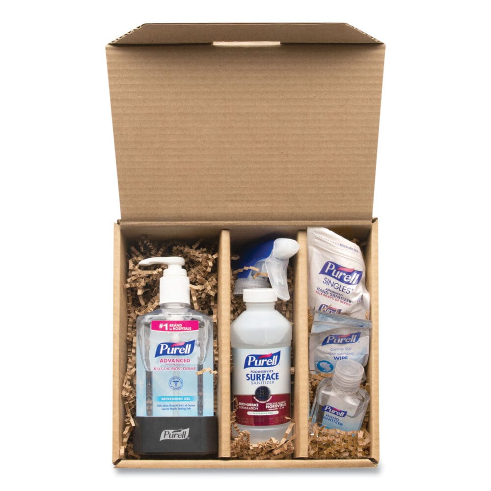 Employee Care Kit, Hand and Surface Sanitizers, 6/Carton - Image 3