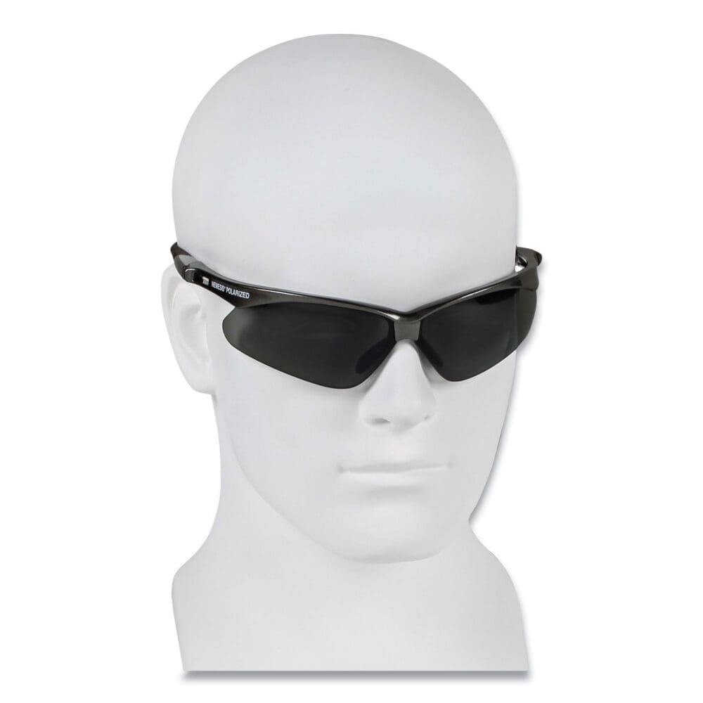 Nemesis Safety Glasses, Gunmetal Frame, Smoke Lens, 12/Box - Image 3
