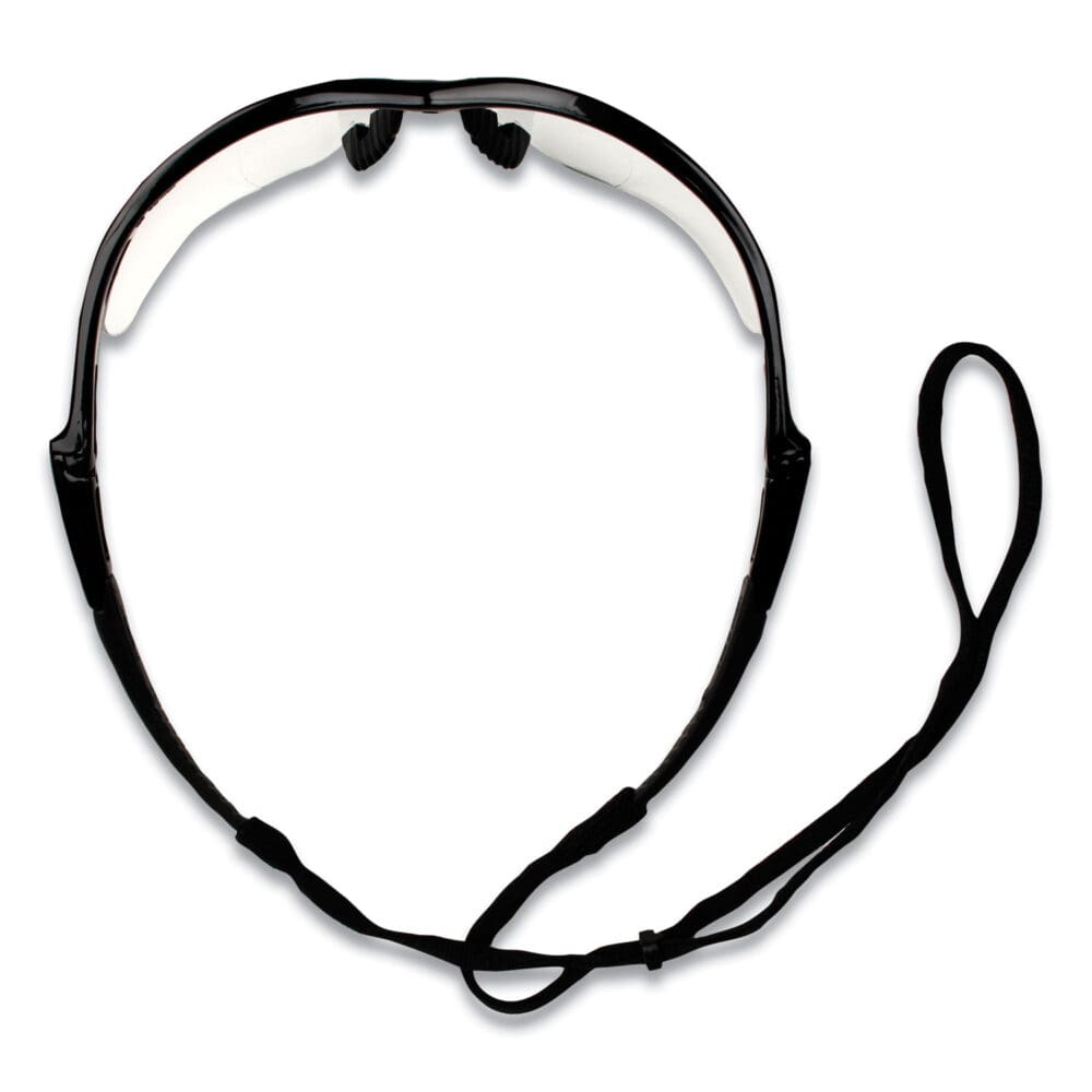 V60 Nemesis Rx Reader Safety Glasses, Black Frame, Clear Lens, +3.0 Diopter Strength, 6/Box - Image 3