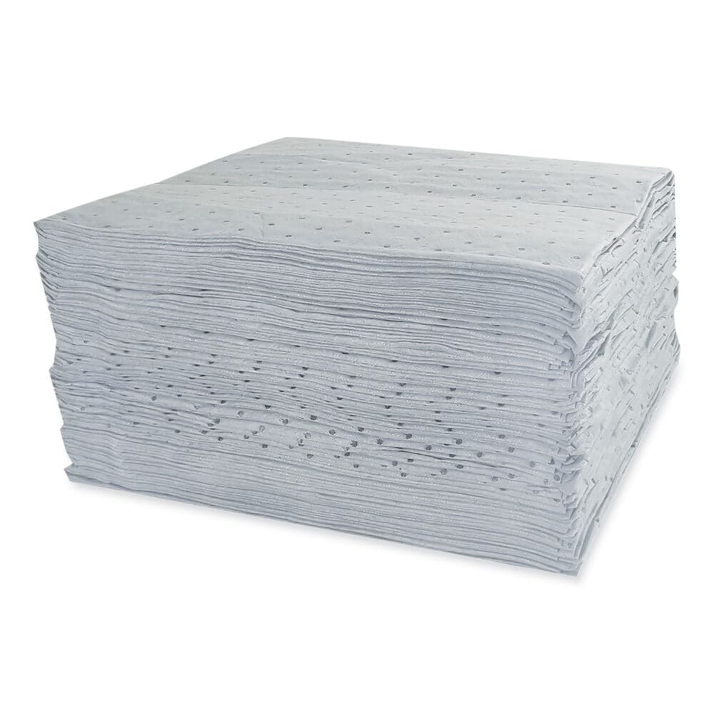 TASKBrand All Sorb Industrial Sorbent Pad, 0.22 gal, 15 x 18, 100/Pack - Image 4