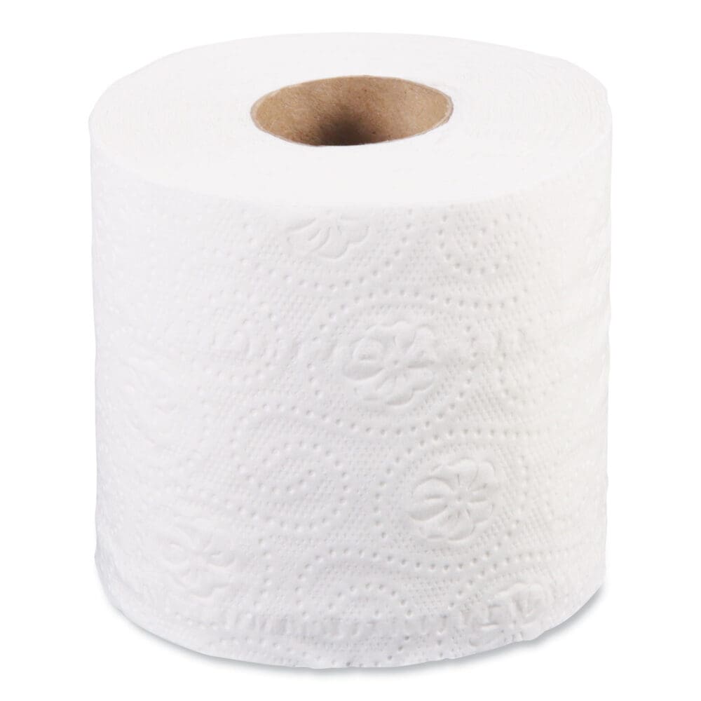 Bath Tissue, Septic Safe, Individually Wrapped Rolls, 2-Ply, White, 400 Sheets/Roll, 24 Rolls/Carton - Image 5