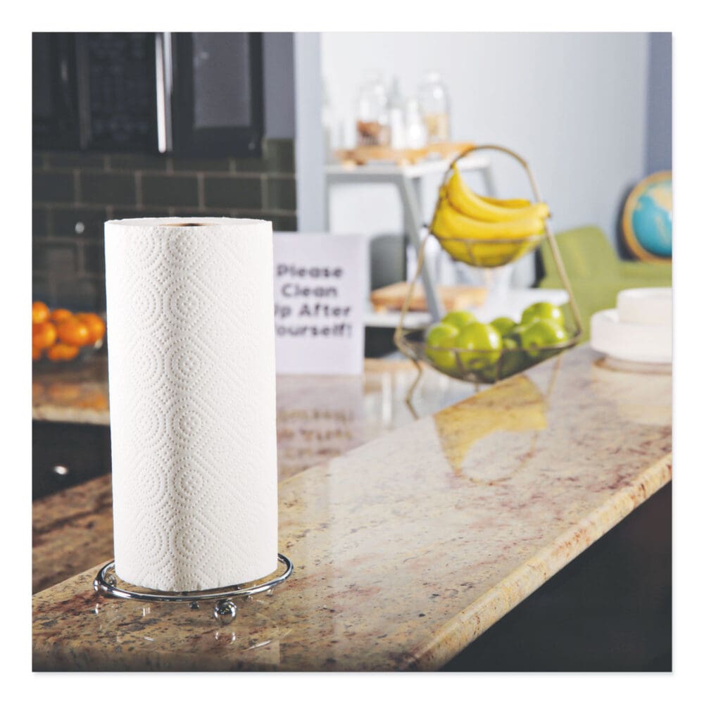 Kitchen Roll Towels, 2-Ply, 11 x 8.5, White, 85/Roll, 30 Rolls/Carton - Image 5