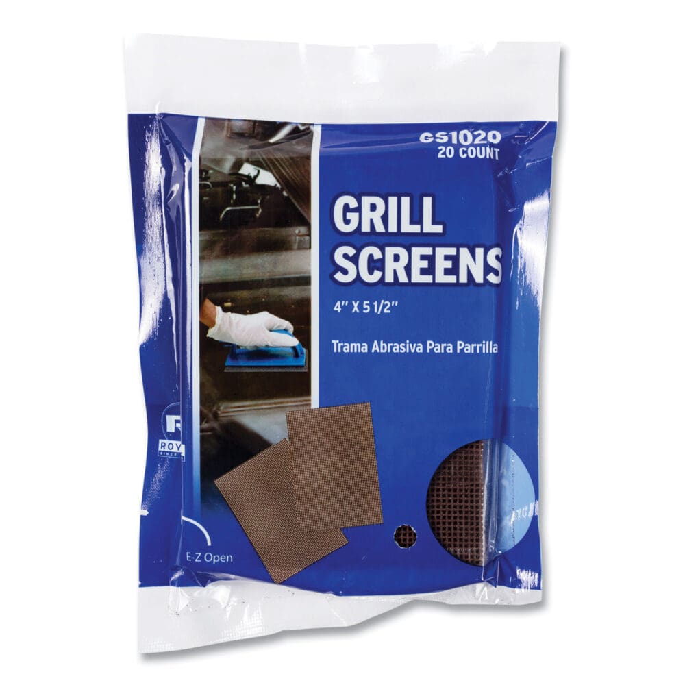 Griddle Screen, Aluminum Oxide, 4 x 5.5, Brown, 20/Pack, 10 Packs/Carton - Image 5