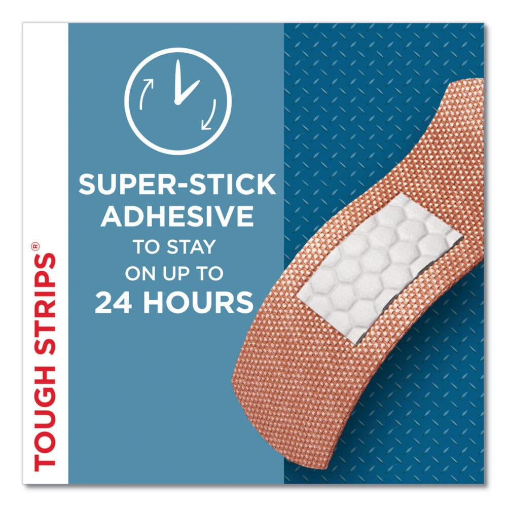 Flexible Fabric Adhesive Tough Strip Bandages, 1 x 4, 20/Box - Image 3