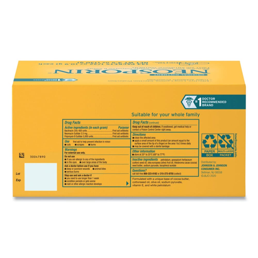Antibiotic Ointment, 0.03 oz Packet, 144/Box - Image 7