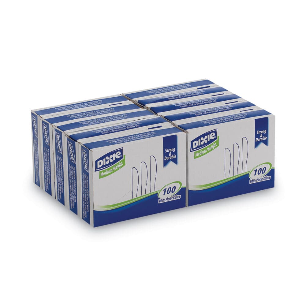 Plastic Cutlery, Heavy Mediumweight Knife, 1,000/Carton - Image 2