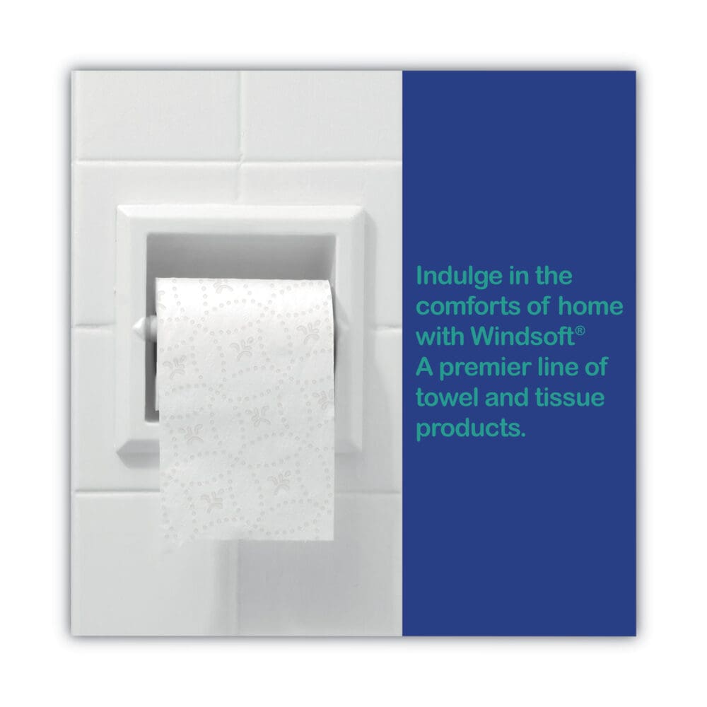 Premium Bath Tissue, Septic Safe, 2-Ply, White, 284 Sheets/Roll, 24 Rolls/Carton - Image 5