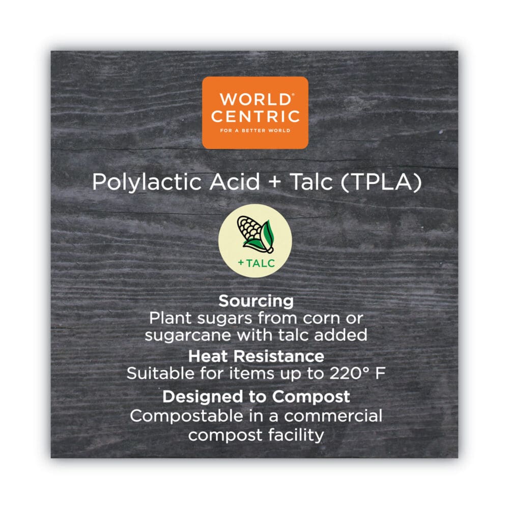 TPLA Compostable Cutlery, Spoon, 6", White, 750/Carton - Image 3