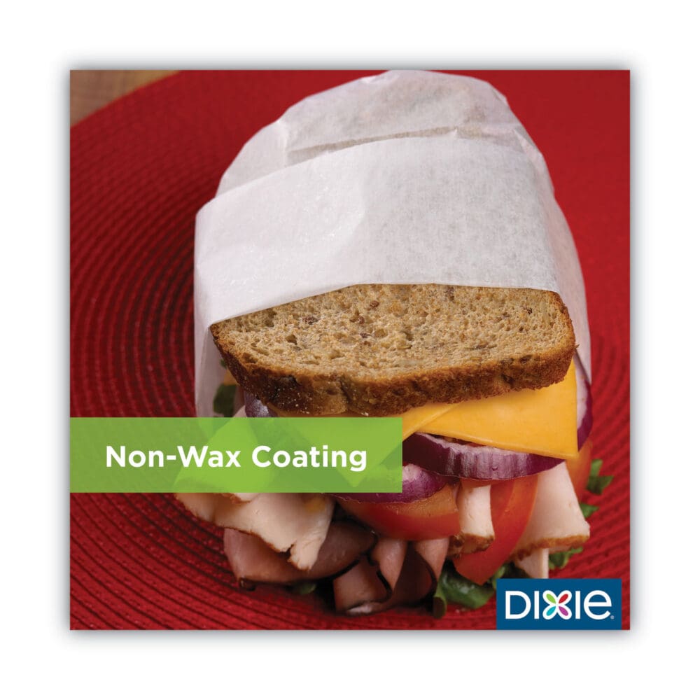 All-Purpose Food Wrap, Dry Wax Paper, 15 x 16, White, 1,000/Carton - Image 5